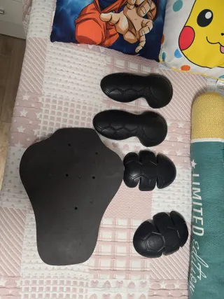 Chaqueta de moto negra XL