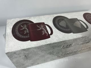 Set 4 Tazas Café Juego de Tronos con Plato