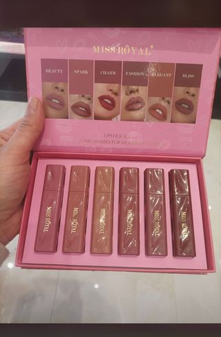 Set 6 Pintalabios Miss Royal