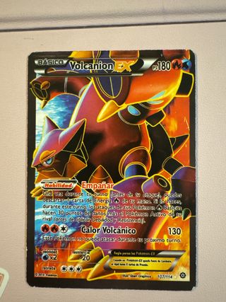 Carta Pokémon Volcanion EX 107/114