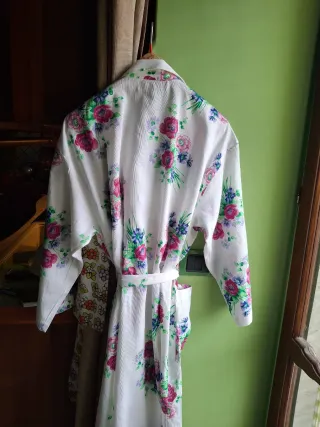 Set cotone pique floreale