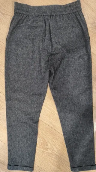Pantalón de pinzas gris Easy Wear talla M