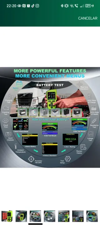 Comprobador Batería BT90 PRO 6V/12V/24V