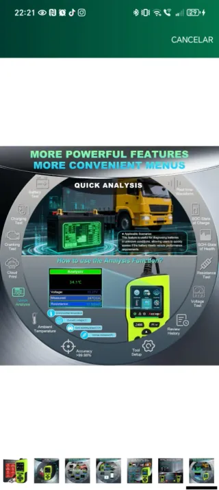 Comprobador Batería BT90 PRO 6V/12V/24V