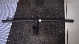 Manillar y potencia de bicicleta