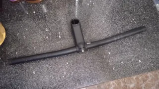 Manillar y potencia de bicicleta