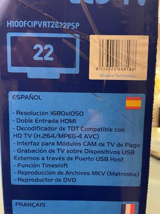 TV LCD DVD BLU:SENS H100.PVR.22P