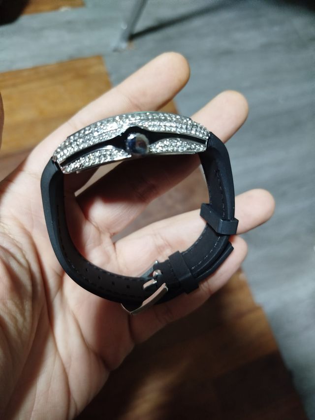 Reloj Frank X Popeye Azul con Diamantes – NUEVO