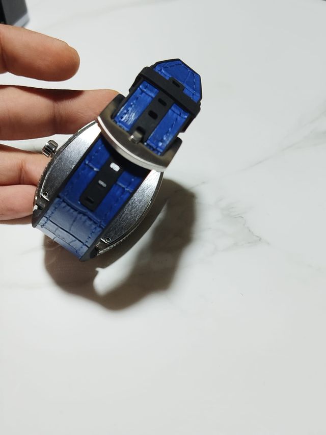 Reloj Frank X Popeye Azul con Diamantes – NUEVO