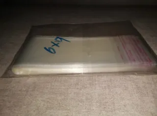 Casi 100 Bolsas celofán cierre adhesivo 6x29 cm