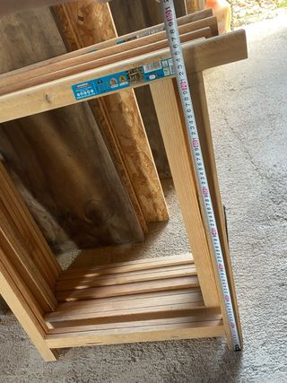 11 Caballetes de madera