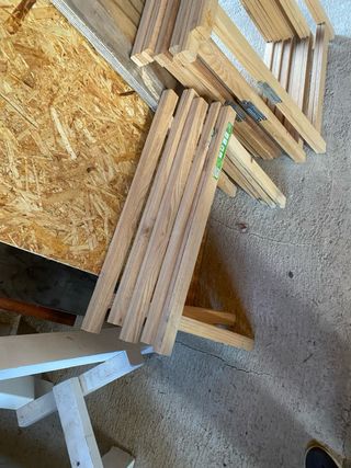 11 Caballetes de madera