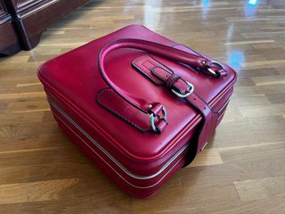 Bolsa de viaje vintage Tauro roja