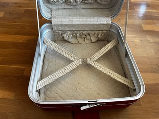 Bolsa de viaje vintage Tauro roja