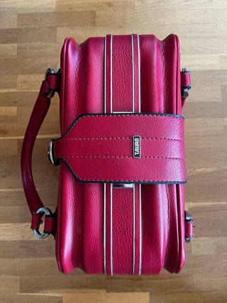 Bolsa de viaje vintage Tauro roja