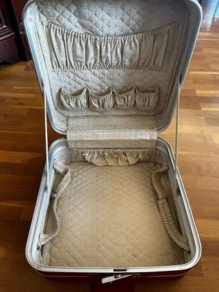 Bolsa de viaje vintage Tauro roja