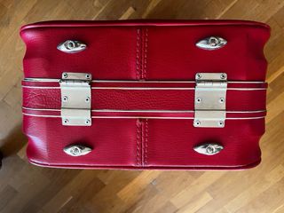 Bolsa de viaje vintage Tauro roja