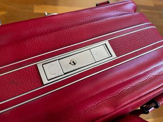 Bolsa de viaje vintage Tauro roja