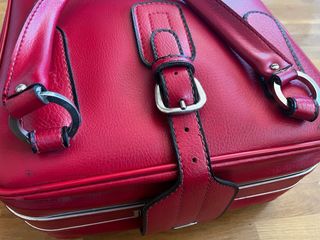 Bolsa de viaje vintage Tauro roja