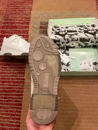 Sneakers Off-White Taglia 45 Bianche