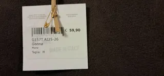 Gonna portafoglio ecopelle marrone