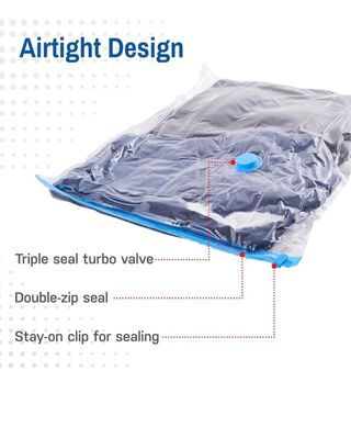 20 Bolsas Almacenamiento Vacío Space Saver