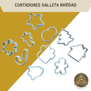CORTADORES DE GALLETAS NAVIDAD