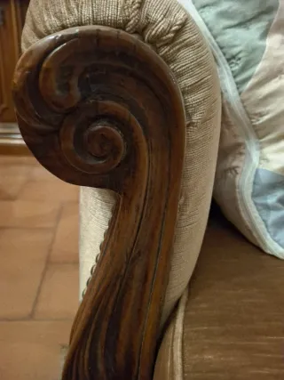 Divano stile Luigi XV / barocco 3 posti!