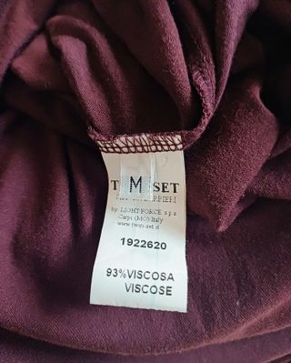 Twin Set Abito Jersey Porpora Tg. M