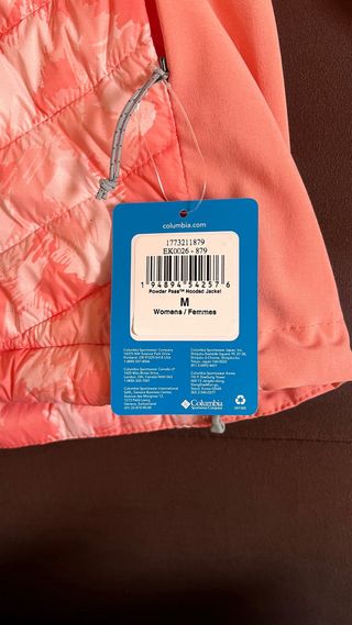 Chaqueta Columbia Ligera Multicolor Talla M Nueva