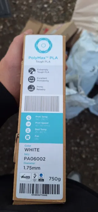 Filamento Polymaker para impresión 3D