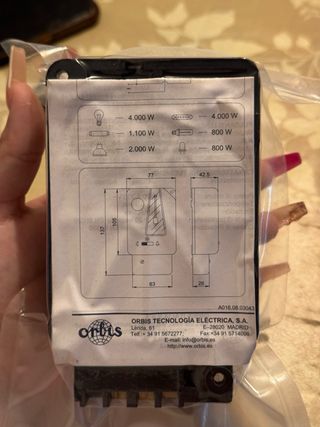 Mecanismo T-11 20A 230V ORBIS