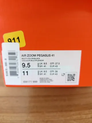 Nike Air Zoom Pegasus 41 talla 43 44