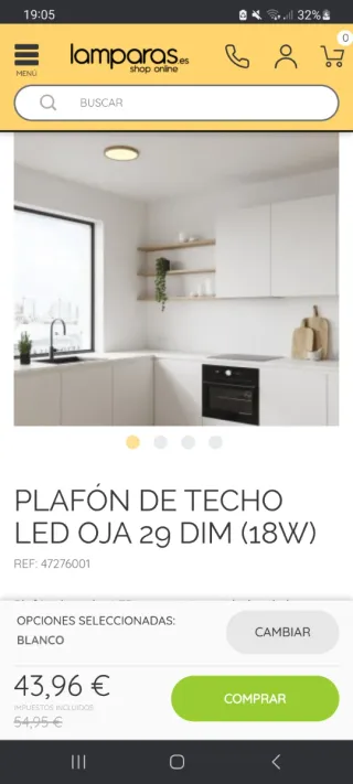 Panel LED Nordlux OJA 29 Regulable