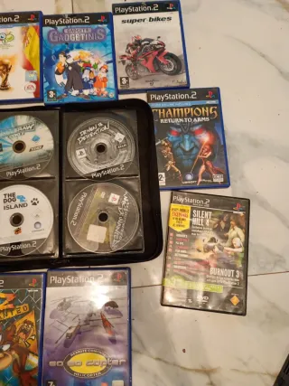 Consola PlayStation 2 Negra + 4 Juegos