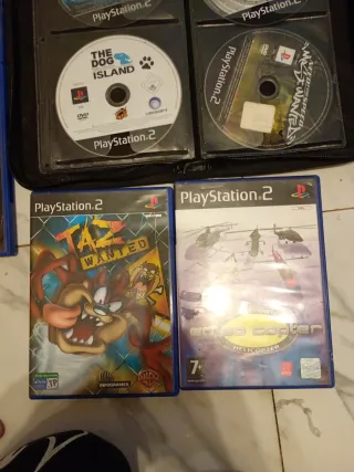 Consola PlayStation 2 Negra + 4 Juegos
