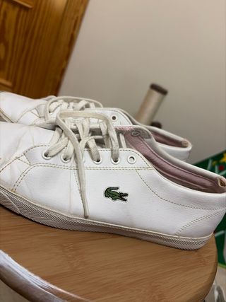 Zapatillas Lacoste Blancas Talla 38