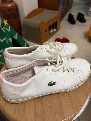 Zapatillas Lacoste Blancas Talla 38