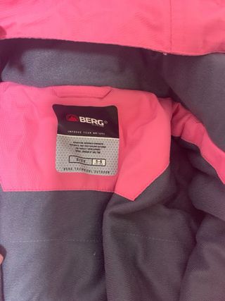 Mono de esquí rosa BERG 116cm