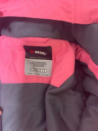 Mono de esquí rosa BERG 116cm