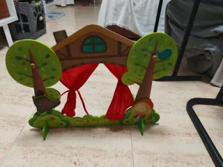 Teatro de marionetas y muñecos