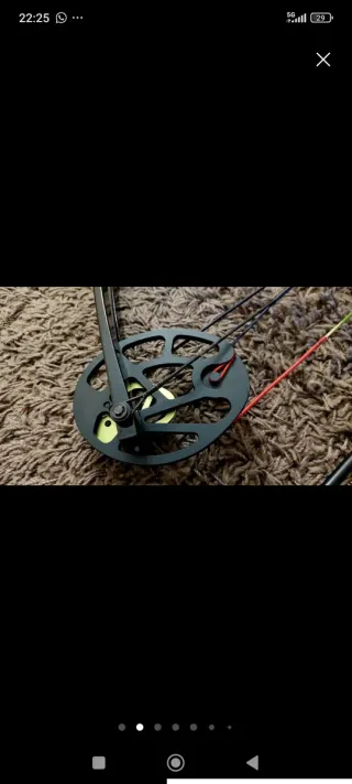 Arco con pulegge e frecce