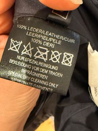 Chaqueta de cuero 100% de alta calidad – hecha en