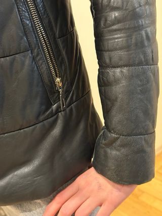 Chaqueta de cuero 100% de alta calidad – hecha en