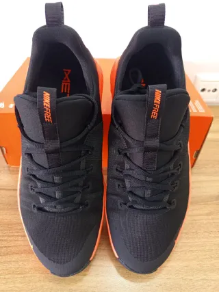 Nike Free Metcon 6 Talla 45 Negro Naranja