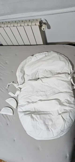 Funda Silla Bebé Grupo 0 Piqué Blanca