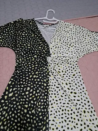 Vestido Bimba y Lola Negro/Blanco