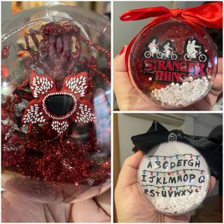 3 Bolas Decorativas Stranger Things