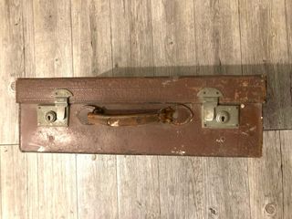 Maleta Vintage Piel Marrón