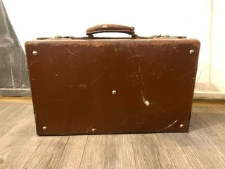 Maleta Vintage Piel Marrón